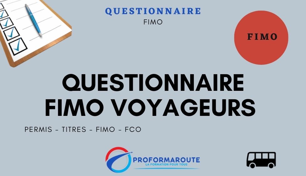 Questionnaires FIMO Voyageurs